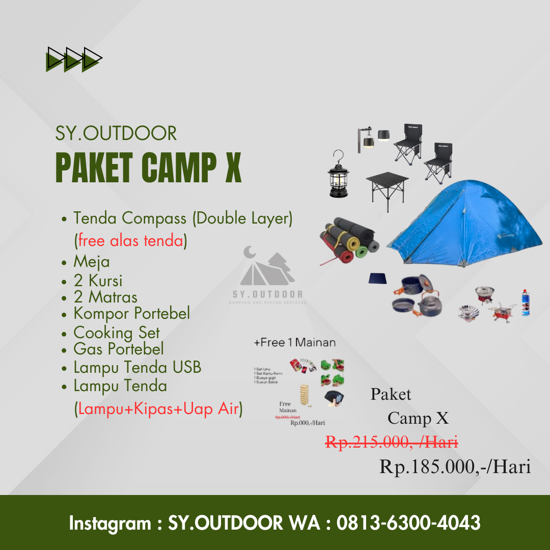PAKET CAMP X