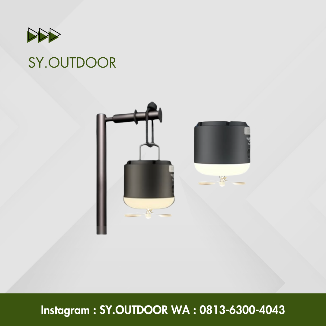 Lampu Tenda (Lampu+Kipas+UapAir)
